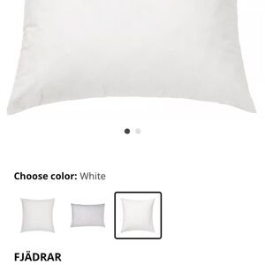 IKEA FJÄDRAR White Pillow